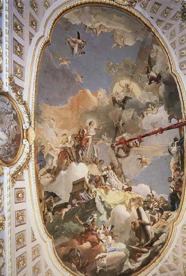 TIEPOLO, Giovanni Domenico The Apotheosis of the Spanish Monarchy France oil painting art